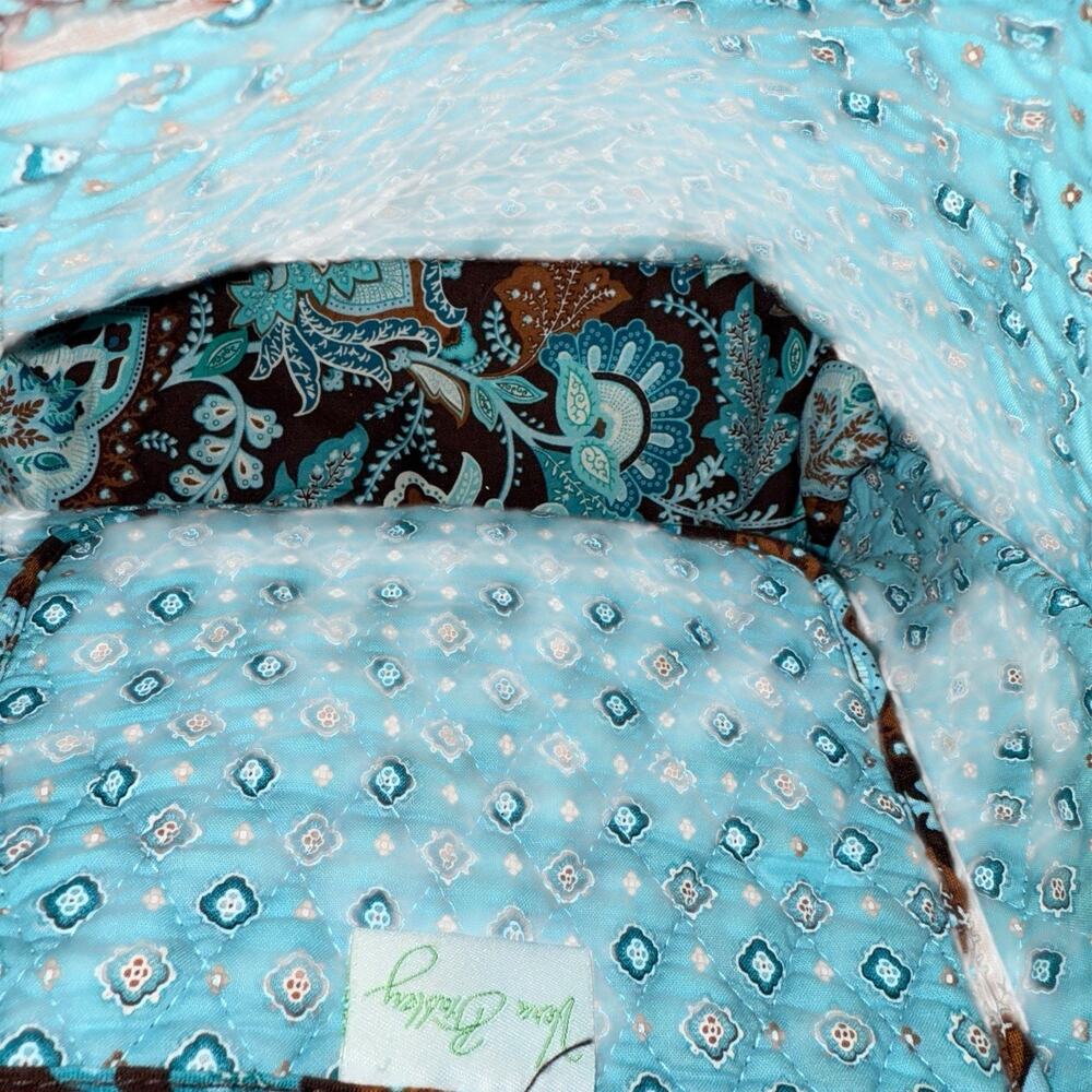Vera‎ Bradley Retired Java Blue Small Tote/Shoulder Bag Preppy Classic - Picture 11 of 11